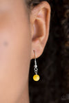 Paparazzi ♥ Just Drop It! - Yellow ♥ Necklace