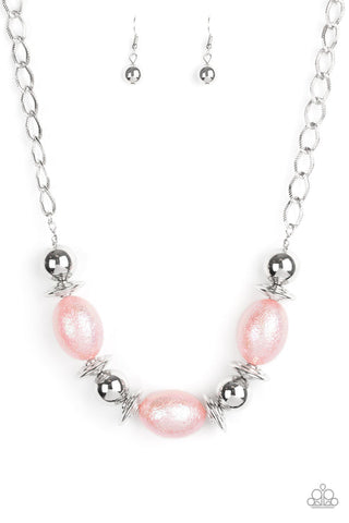 Paparazzi ♥ Welcome To The Big Leagues - Pink ♥ Necklace