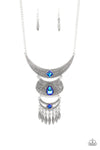 Paparazzi ♥ Lunar Enchantment - Blue ♥ Necklace