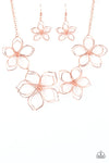 Paparazzi ♥ Flower Garden Fashionista - Copper ♥ Necklace