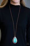 Paparazzi ♥ BADLAND To The Bone - Copper ♥ Necklace