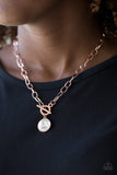Paparazzi ♥ She Sparkles On - Copper ♥ Necklace