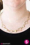 Paparazzi Hustle and Heart - Brass ♥ Necklace