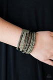 Paparazzi Attitude Is Everything - Green ♥ Bracelet