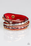 Paparazzi This Time With Attitude - Red ♥ Bracelet