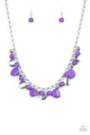 Paparazzi Flirtatiously Florida - Purple ♥ Necklace