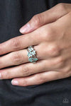 Paparazzi ♥ Fluttering Fashion - Green - Ring