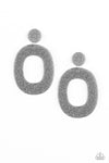 Paparazzi Miami Boulevard - Silver ♥ Post Earrings