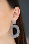 Paparazzi Miami Boulevard - Silver ♥ Post Earrings