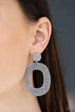Paparazzi Miami Boulevard - Silver ♥ Post Earrings