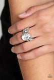 Paparazzi ♥ Shine Bright Like A Diamond - White Ring