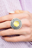 Paparazzi ♥ Garden Garland - Yellow Ring