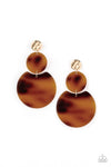 Paparazzi ♥ Miami Mariner - Gold ♥ Post Earrings