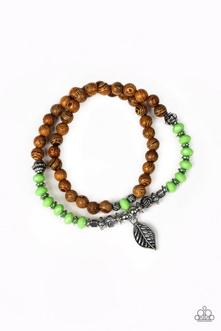 Paparazzi Urban Collection bracelet - Wonderfully Woodland - Green