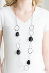 Paparazzi ♥ Modern Day Malibu - Black Necklace