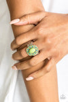 Paparazzi ♥ Colorfully Rustic - Green - Ring