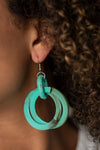 Paparazzi Retro Riviera - Blue ♥ Earrings
