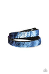 Paparazzi Under The SEQUINS - Purple Blue ♥ Bracelet