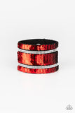 Paparazzi MERMAID Service - Red Silver
