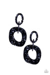 Paparazzi Confetti Congo - Blue ♥ Post Earrings