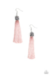 Paparazzi Make Room For Plume - Pink ♥ Earrings