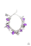 Paparazzi Charmingly Romantic - Purple ♥ Bracelet