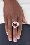 Paparazzi ♥ Lovely Luster - Red Ring