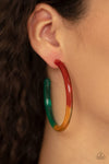 Paparazzi - Awesome Aura - Multi ♥ Earrings