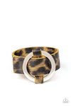 Paparazzi Jungle Cat Couture - Yellow ♥ Bracelet