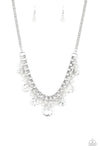 Paparazzi Knockout Queen - White ♥ Necklace