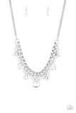 Paparazzi Knockout Queen - White ♥ Necklace