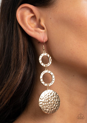 Paparazzi Blooming Baubles - Gold Earrings