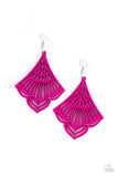 Paparazzi Eastern Escape - Pink ♥ Earrings