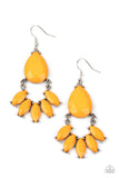 Paparazzi POWERHOUSE Call - Orange ♥ Earrings