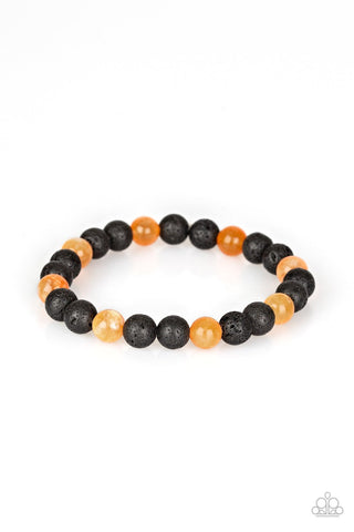 Paparazzi Top Ten Zen Orange-Urban Bracelet
