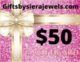 Gift Card from Gifts by Siera Jewels