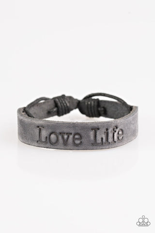 The Good Life - Silver Bracelet Urban Leather