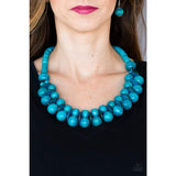 Paparazzi Caribbean Cover Girl - Blue Necklace