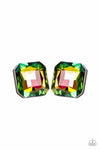 Paparazzi Show Glow - Paparazzi - Multi Rainbow Iridescence Earring